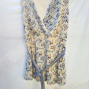 Merona XL tank top with fabric belt